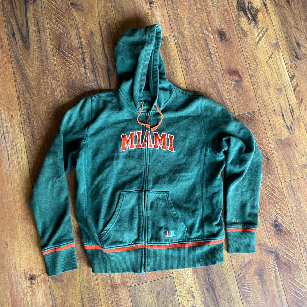 Nike Miami Hoodie Zip Up Sweatshirt